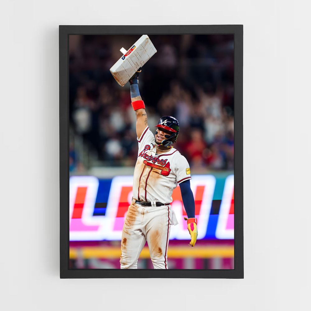Poster Ronald acuna – affiche Baseball (vue 2)
